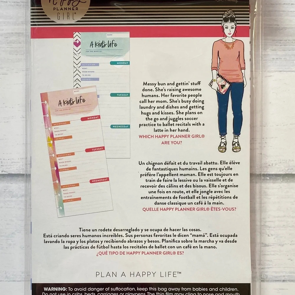 Happy Planner Kids Life & Weekly Meal Plan Notepads